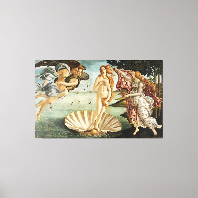 Birth of Venus Painting Canvas Print (Front)