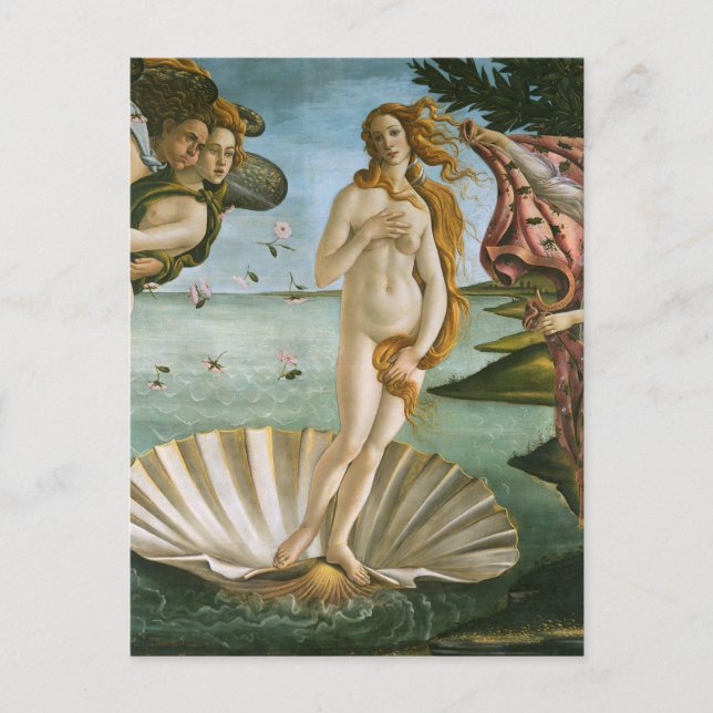 Birth of Venus Renaissance Fine Vintage Postcard (Front)