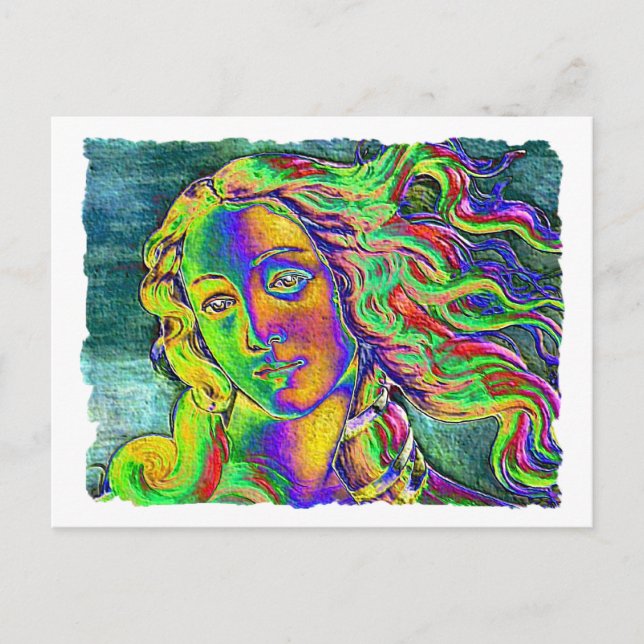 Birth of Venus Rough Edge Postcard (Front)