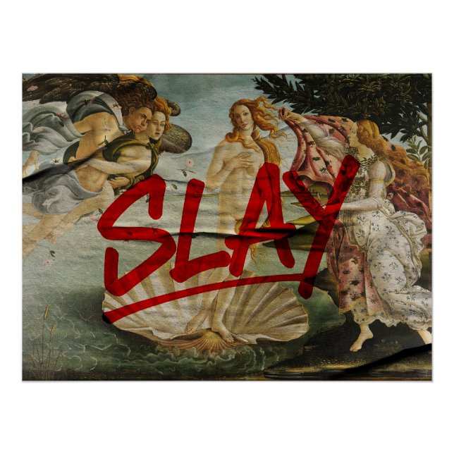 Birth of Venus × SLAY – Red Marker Edition Poster (Front)