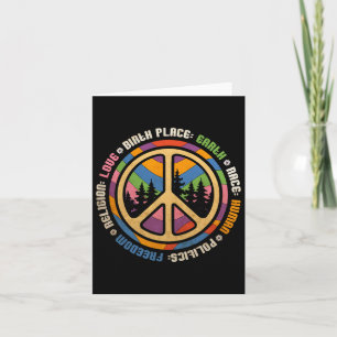 Birth Place Earth Race Human Politics Freedom Reli Card