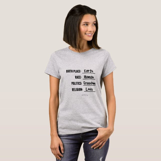 BIRTH PLACE EARTH SHIRT (Front Full)