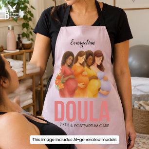 Birth Postpartum Care Personalised Doula Apron