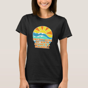 Birth Stone Is Seashell Beach Vacation Beach Bum T-Shirt