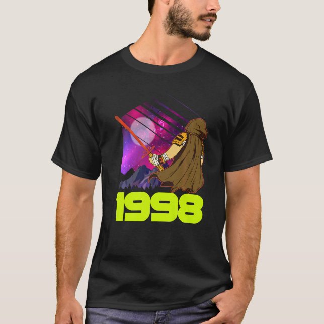 Birthday 1998 Galactic Warrior T-Shirt (Front)