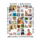 Birthday 33 Photo Collage Custom Personalised