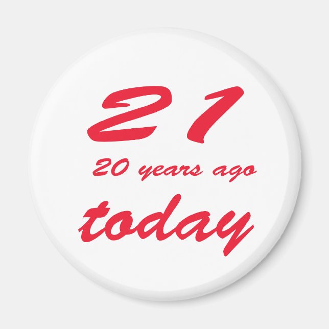 birthday 41 magnet (Front)