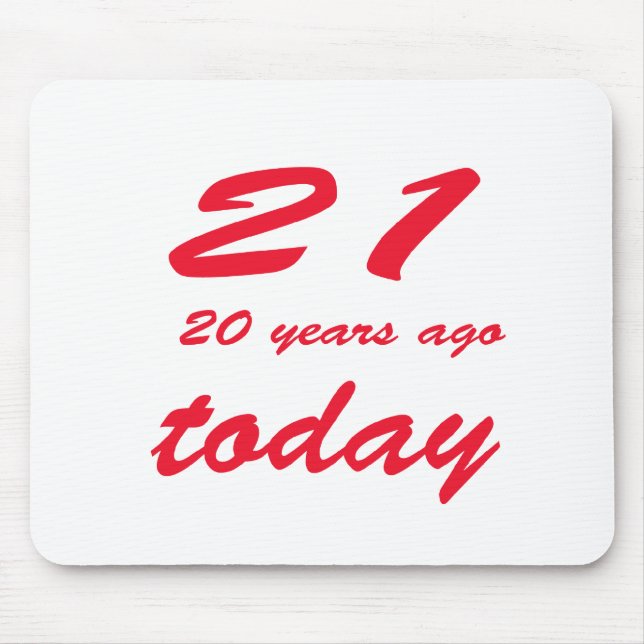birthday 41 mouse mat (Front)