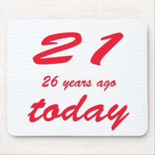 birthday 47 mouse mat