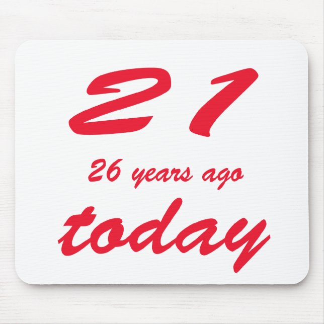 birthday 47 mouse mat (Front)