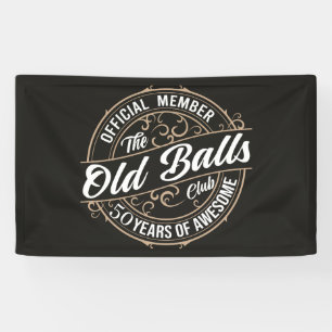 Birthday 50 Years Awesome Banner
