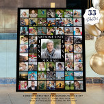 Birthday 55 Photo Collage AWESOME SINCE<br><div class="desc">Easily create a birthday photo memories display foam board with a photo collage of 55 square photos of him or her through the years to celebrate any age birthday and entertain guests with photo memories. The title says AWESOME SINCE "YEAR". Personalise with their name and birth year. CHANGES: Change the...</div>