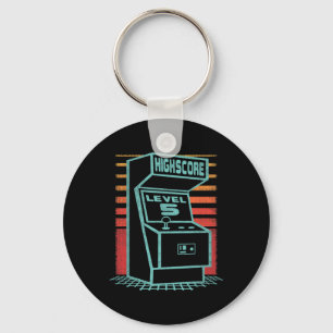 Birthday 5 Year Old Retro Gamer Level Up Unlocked Key Ring