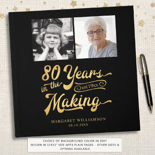 Birthday 80 YEARS IN THE MAKING 2 Photos Guestbook