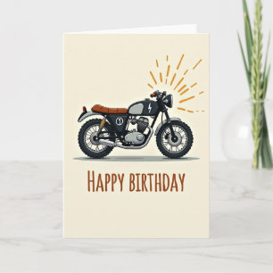 Birthday Adventure Bike Card