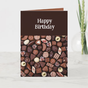 Birthday Age Better with Chocolate Fun  Card