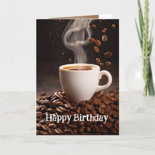 Birthday Age Better with Coffee  Fun  Card