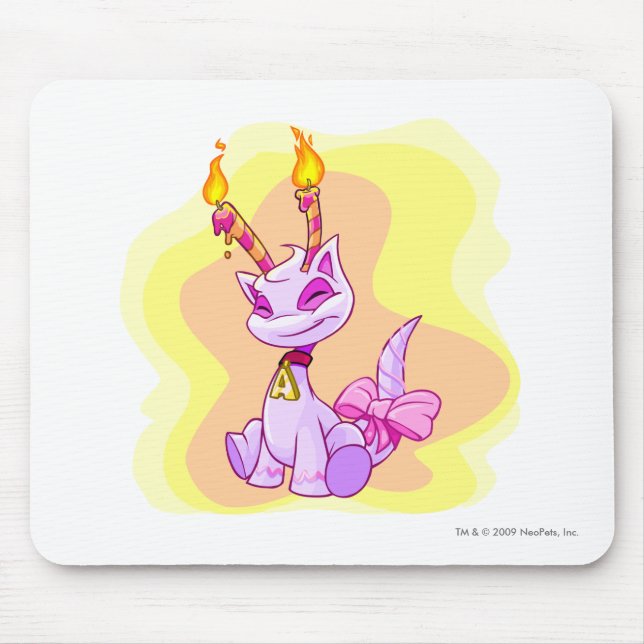 Birthday Aisha Mouse Mat (Front)