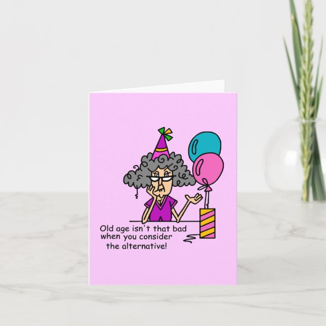 Birthday Alternative Humour Card (Front)