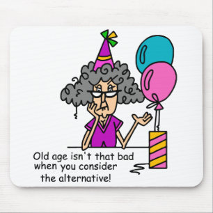 Birthday Alternative Humour Mouse Mat