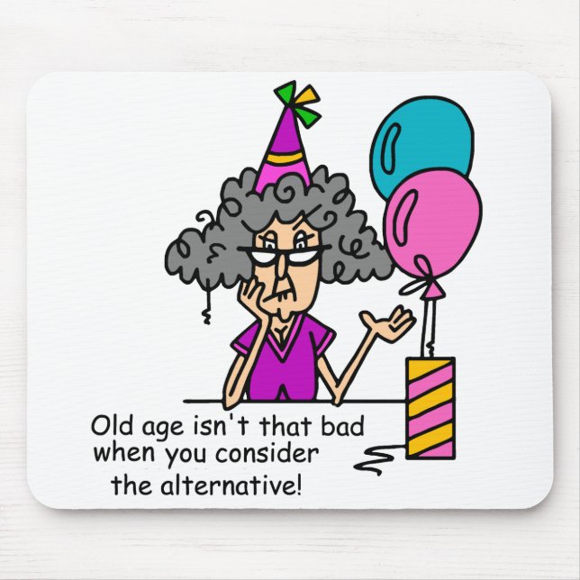 Birthday Alternative Humour Mouse Mat (Front)