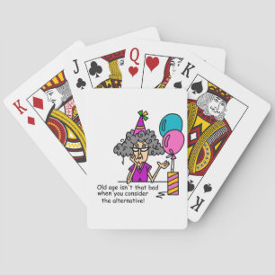 Birthday Alternative Humour Playing Cards