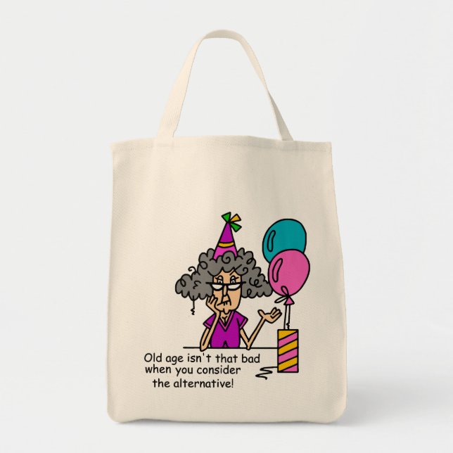 Birthday Alternative Humour Tote Bag (Front)