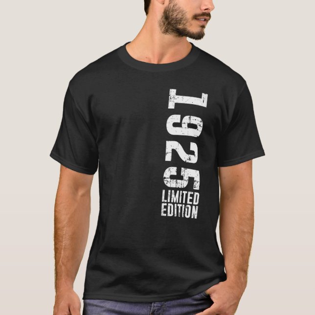 Birthday  and vintage 1925 T-Shirt (Front)