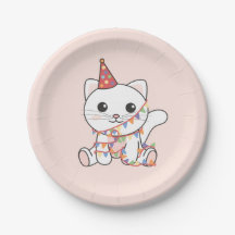Birthday Animal Cute Cat for Kids Birthday Party