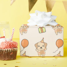 Birthday Animal Cute Labrador Kids Birthday Party