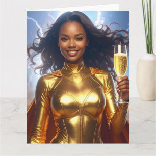 Birthday & Anniversary Superhero Card