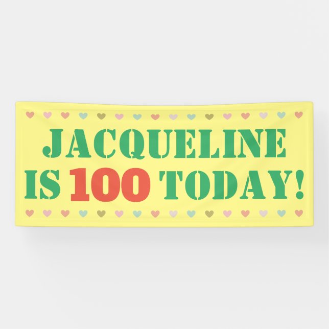 Birthday Announcement Banner (Horizontal)