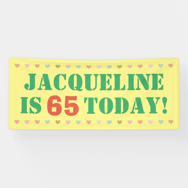 Birthday Announcement Banner (Horizontal)