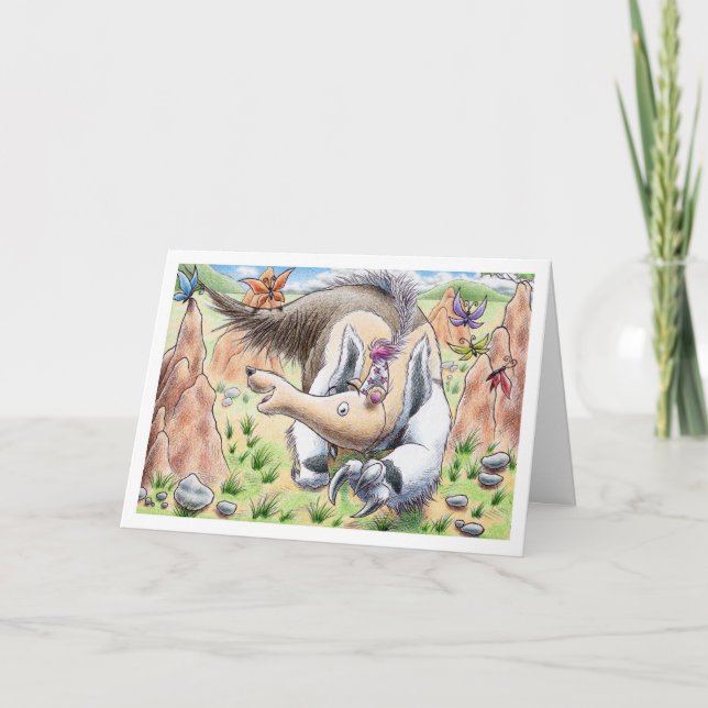 Birthday Anteater Card (Front)