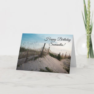Birthday at the Beach Card