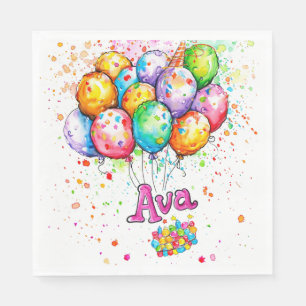 Birthday Ava Napkin
