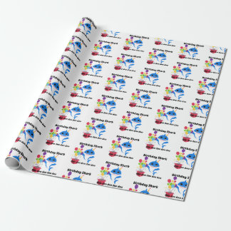 Birthday Baby Shark wrapping paper