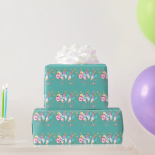 BIRTHDAY BALLOON WRAPPING PAPER