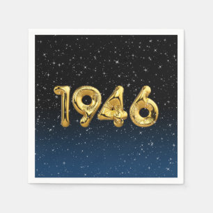 Birthday Balloons 1946 In Stars Napkins