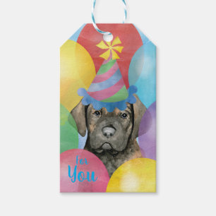 Birthday Balloons Cane Corso Gift Tags