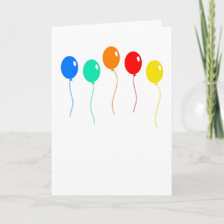 Birthday Balloons Card