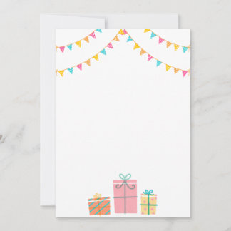Birthday Balloons Party Invitations Announcement
