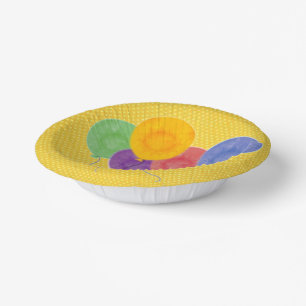Birthday Balloons Party  Paper Plate