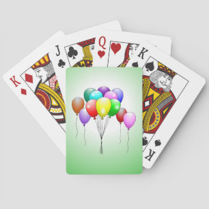 Birthday Balloons Playing Cards