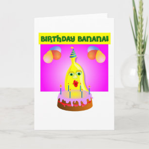Birthday Banana Card