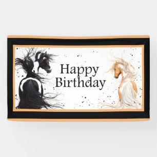 Birthday Banner Horse by Bihrle