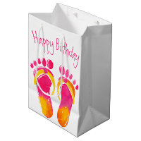 Birthday Bare Feet and Flip-flops