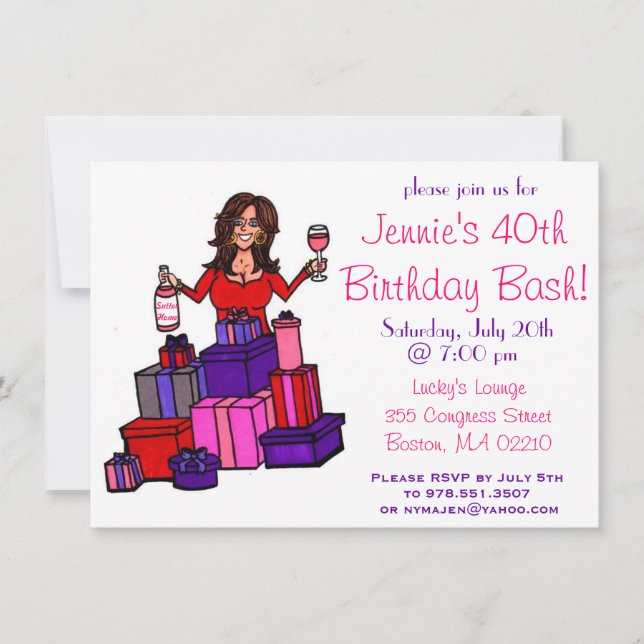 Birthday Bash Invitation (Front)