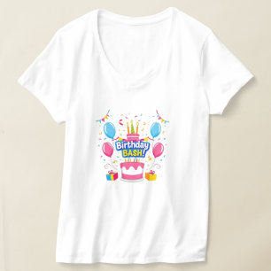 "Birthday Bash Vibes" T-Shirt