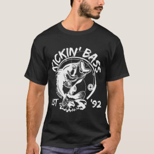 Birthday Bass Fisherman Born In 1992 Birth Year Ki T-Shirt